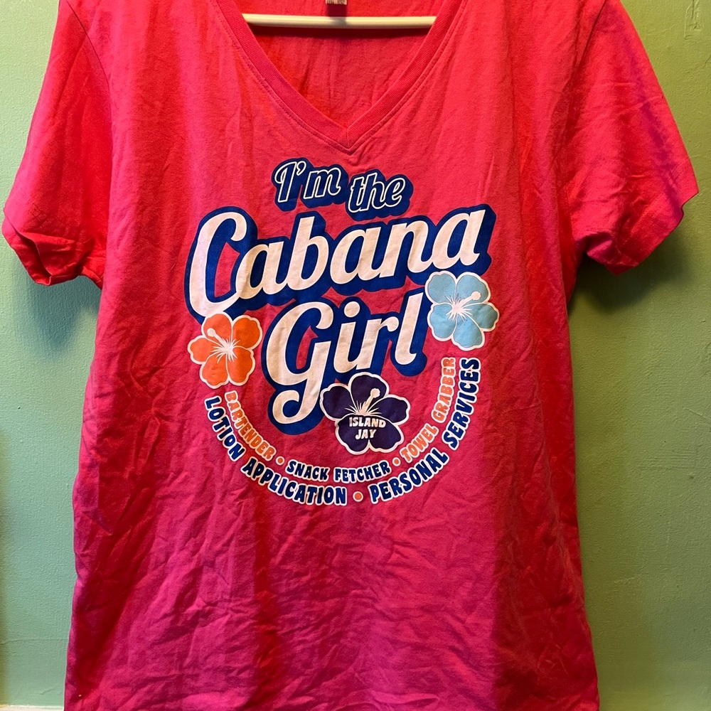 NWOT Island Jay Cabana Girl Tee Shirt